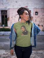 Buffalo Calf Road Woman Cheyenne warrior tee worn by model
