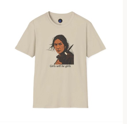Buffalo Calf Road Woman Cheyenne warrior tee flat lay