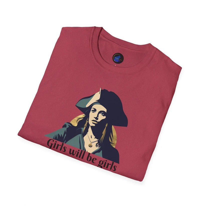 Grace O'Malley pirate queen tee folded